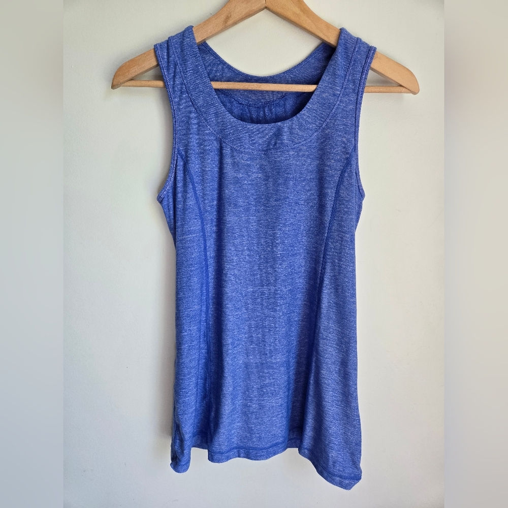 LULULEMON Blue Sleeveless Tank Top
